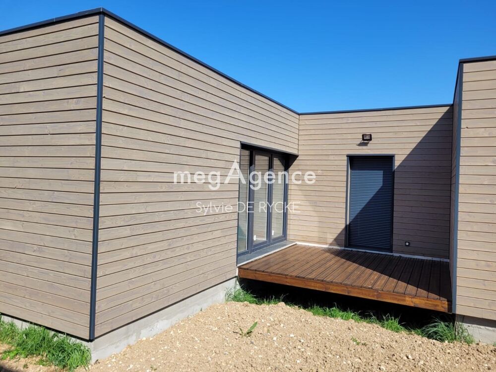 Maison neuve toit plat