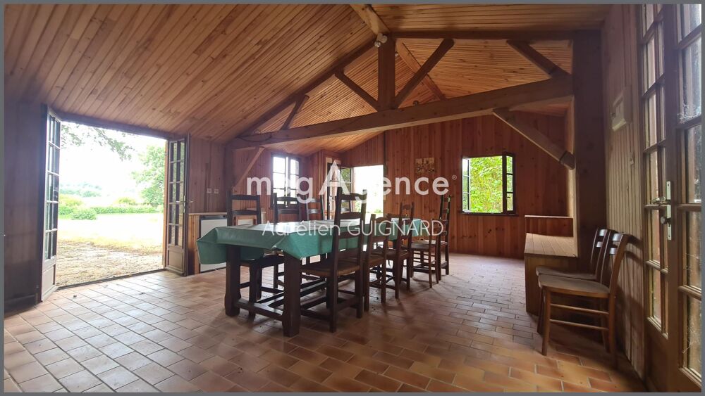 Vente Terrain Plan d'eau clos et arboré, cabane de pêche Saint-andre-sur-sevre