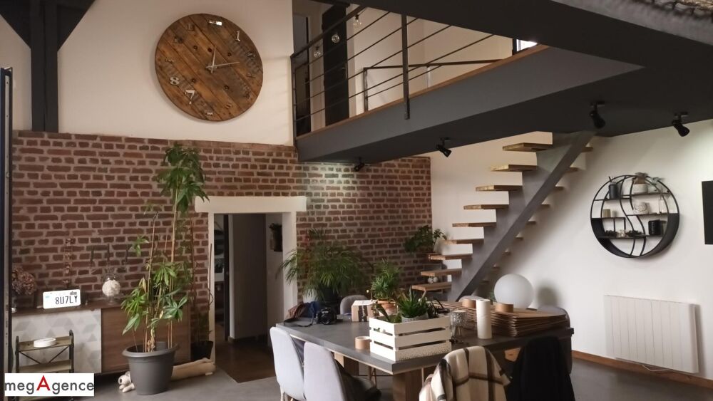 Vente Maison Doudelainville : Loft 145m², 2 Chb, 1840m² Doudelainville