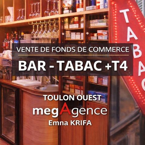 OPPORTUNIT&Eacute; RARE �TOULON OUEST  BAR �TABAC� JEUX 645000 83200 Toulon