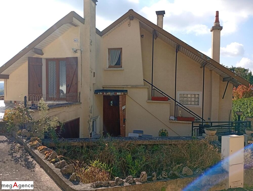 Maison 2 chambres + F1 indépendant, garage, cave, jardin.