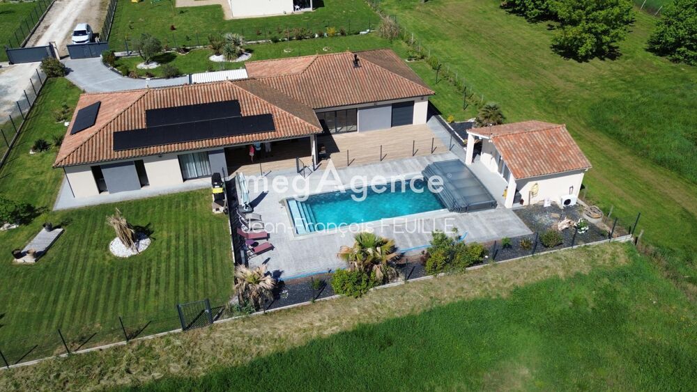 Vente Maison À la porte de Bergerac – Magnifique contemporain haut de gamme de plain-pied, 184 m² habitables Bergerac