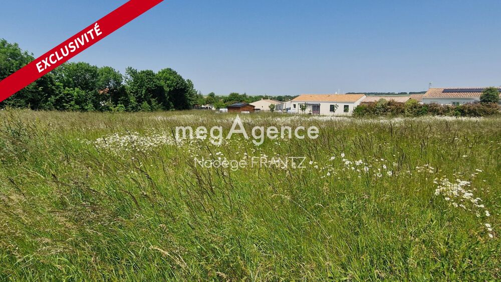 Vente Terrain Terrain à bâtir 1028 m² viabilisé et borné  17380 LANDES– Parcelle constructible, Accès direct Landes