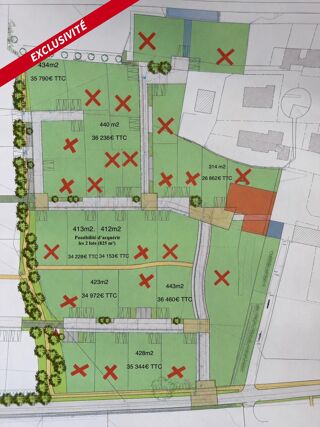  Terrain à vendre 428 m²