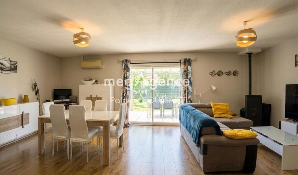 FONSORBES- Plain-pied 120m2, 4 chambres, bureau, piscine,et grand terrain 900m2, secteur prisé