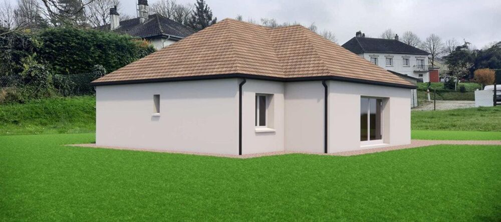 Maison neuve, 3 chambres, garage, jardin avec vue