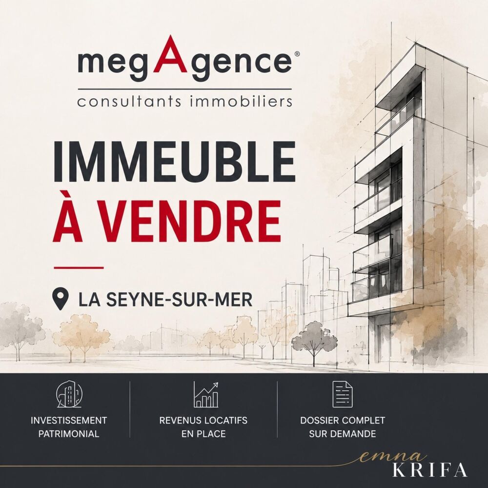 Vente Immeuble IMMEUBLE DE RAPPORT – 7 LOGEMENTS LOUÉS – La seyne-sur-mer