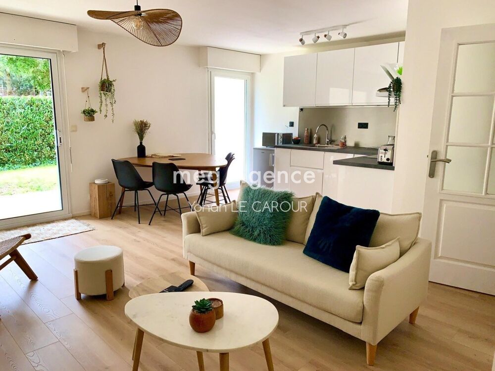 Vente Appartement Vannes, T3 refait à neuf avec accès jardin, résidence calme et verdoyante Vannes