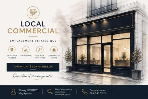   Local commercial 50 m² Centre ville 