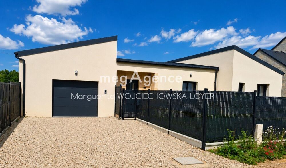 Maison contemporaine de plain pied - secteur recherché d'Alençon - proche toutes commodités