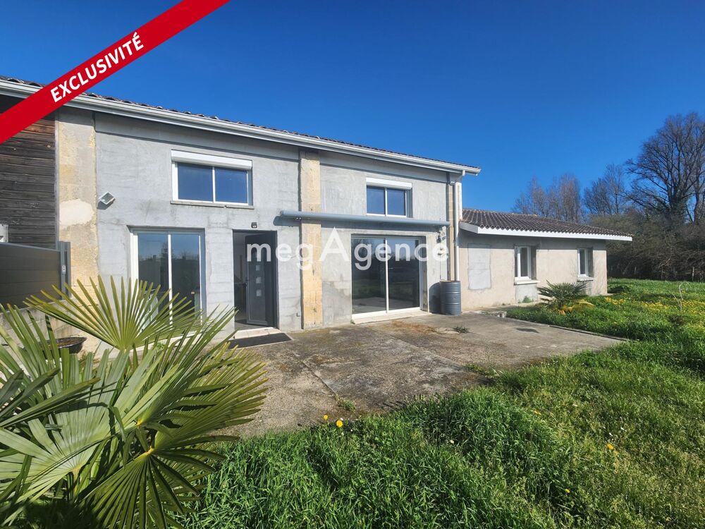 Maison de 100m² sur grande parcelle de 1000m²  3 chambres + pièce supplémentaire à aménager