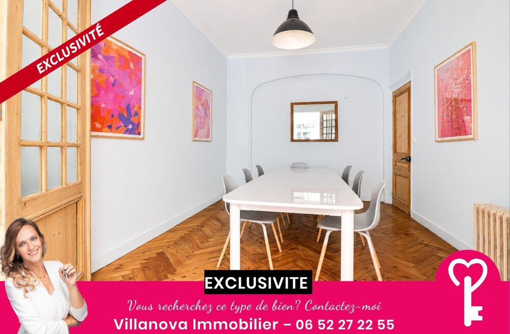 Vente Maison Maison de caractère de 155 m² - 5 chambres - 3 salles de bain - cour extérieure - place de parking privative - cave Roubaix