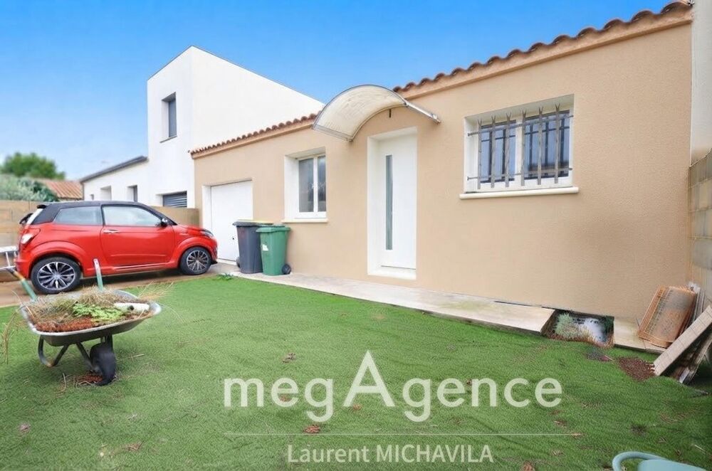 Vente Maison **SAUVIAN – MAISON DE PLAIN-PIED 4 PIÈCES AVEC 3 CHAMBRES JARDIN ET TERRASSE** Sauvian