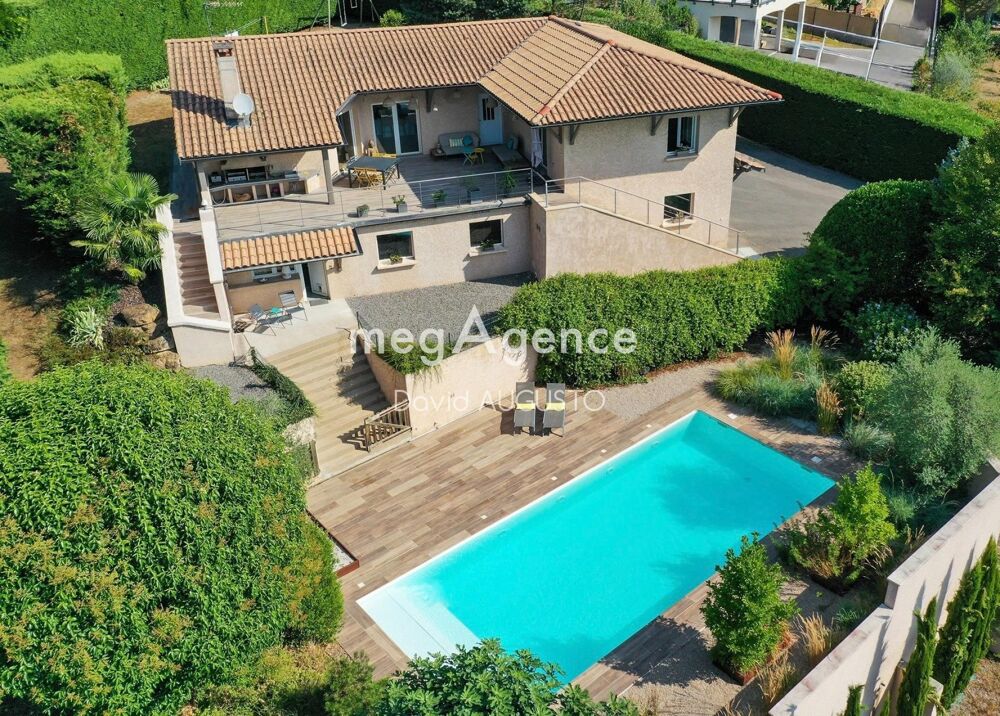 Vente Maison Maison avec vue, cadre naturel, piscine et garage pour 5 voitures Fleurieux-sur-l'arbresle
