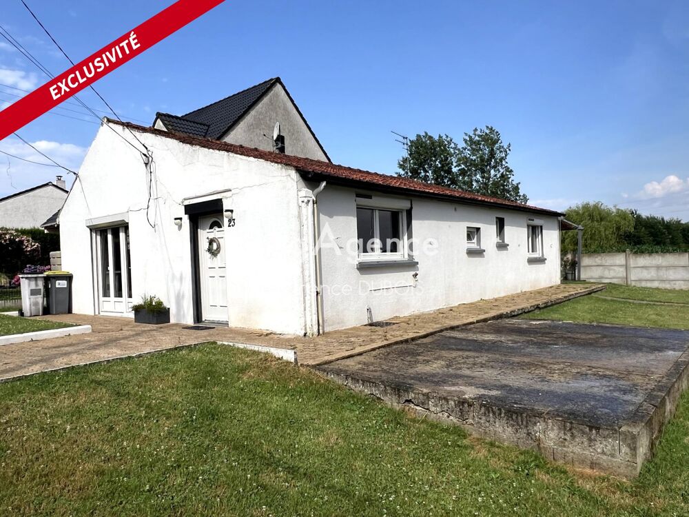 Vente Maison Plain pied individuel d'environ 92 m2 habitable, 2 chambres, 1 bureau, située dans une rue calme avec une vue imprenable sur les Cauchy-a-la-tour