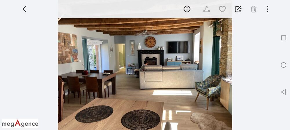 Vente Maison Maison en pierre 147 m² - 4 chambres - terrain 1940 m² - MEILLAC Combourg