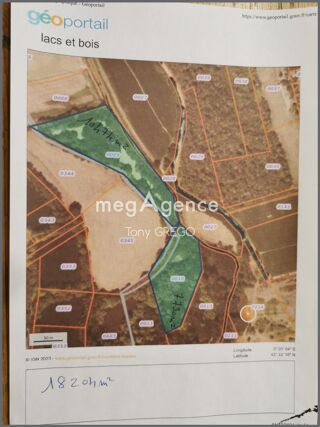  Terrain � vendre 18204 m�