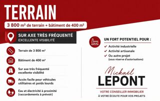  Terrain à vendre 3800 m²