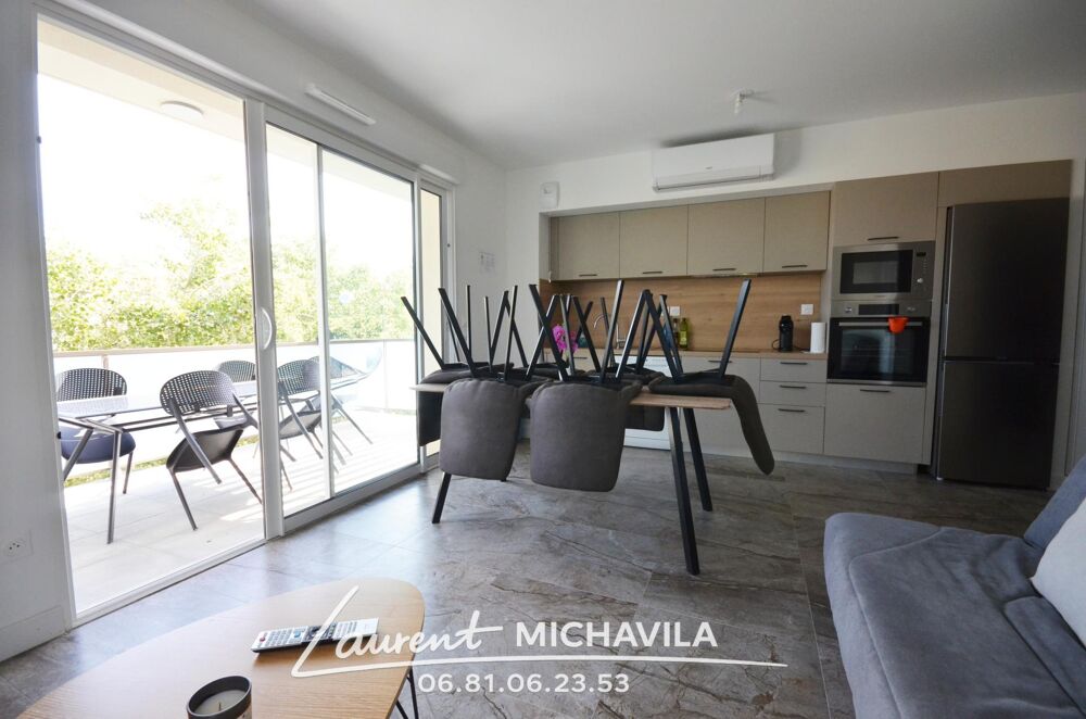 Location Appartement T3 premiuim de 55m2 avec terrasse - Accès direct Plage 200m - 1040€ Vias