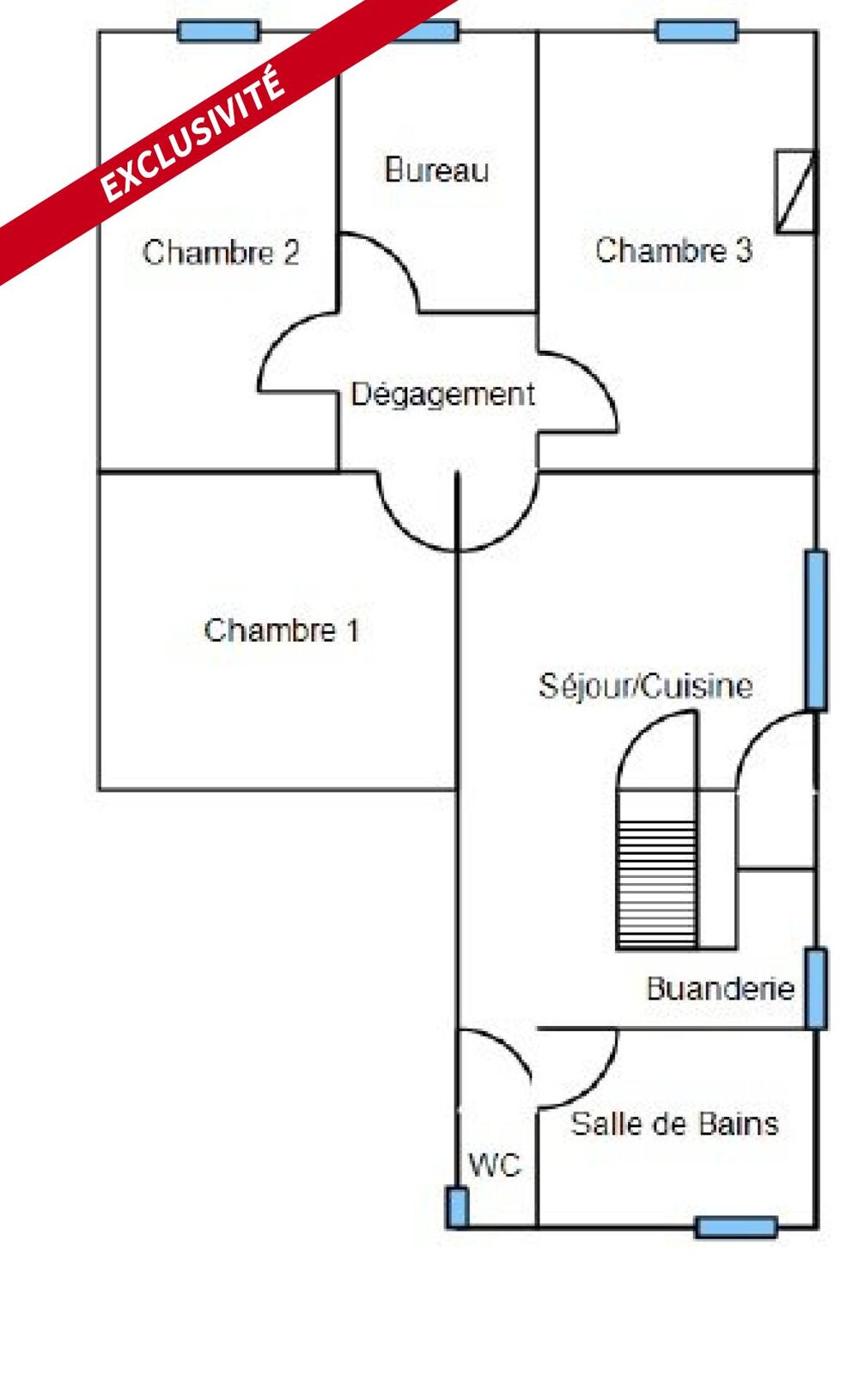 Vente Immeuble Immeuble de rapport entièrement loué – 3 logements – Revenus immédiats et sécurisés Champagnolles