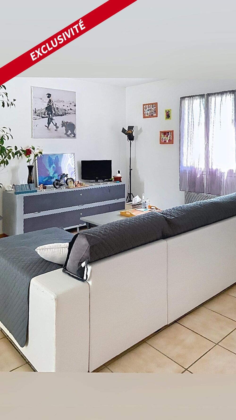 Maison T4 - 100m2 de plain-pied avec climatisation réversible située à THAIRE