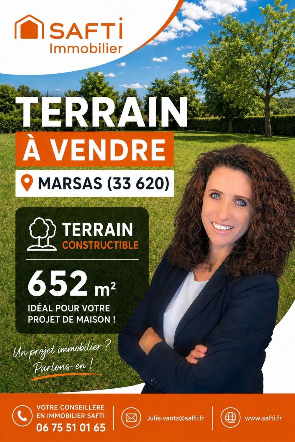 Vente Terrain Terrain plat libre constructeur Marsas
