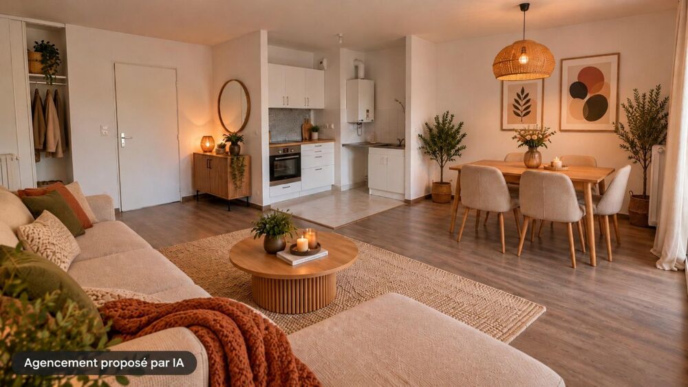 Vente Appartement BOUAYE – PLEIN CENTRE – T3 AVEC BALCON, ASCENSEUR ET STATIONNEMENT PRIVATIF Bouaye