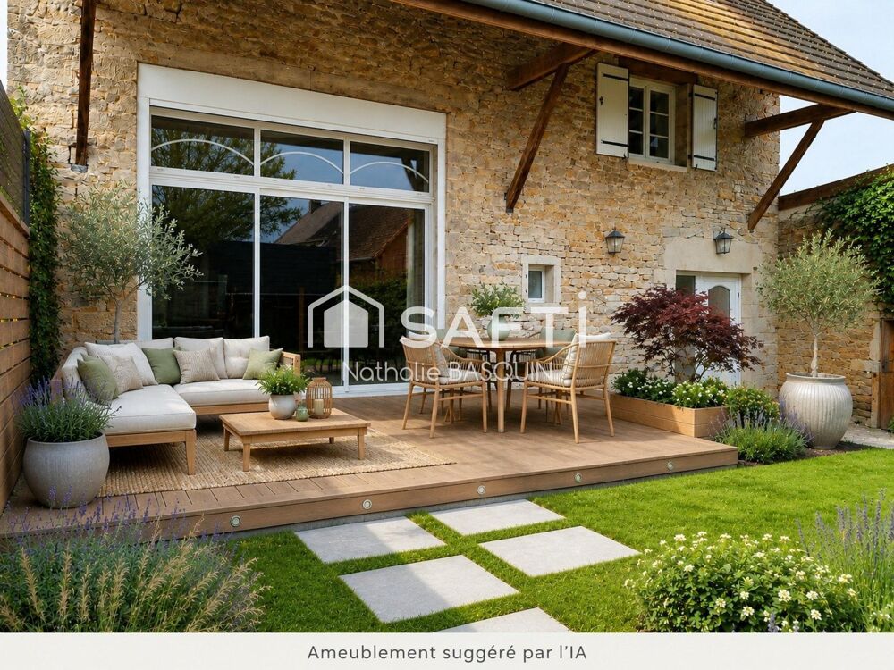 Vente Maison Jully les Buxy authentique maison en pierre rénovée. Buxy