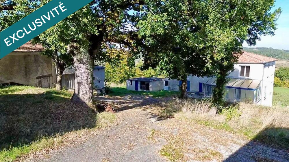 Vente Maison Ferme avec plus de 27 ha à Laugnac, vue dégagée Laugnac