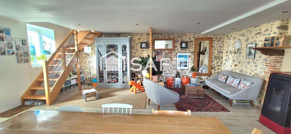 Vente Maison Charme, authenticité pour cette jolie maison familiale de 107m² hab avec 3 chambres, extérieur et piscine en village. La roche-sur-yon