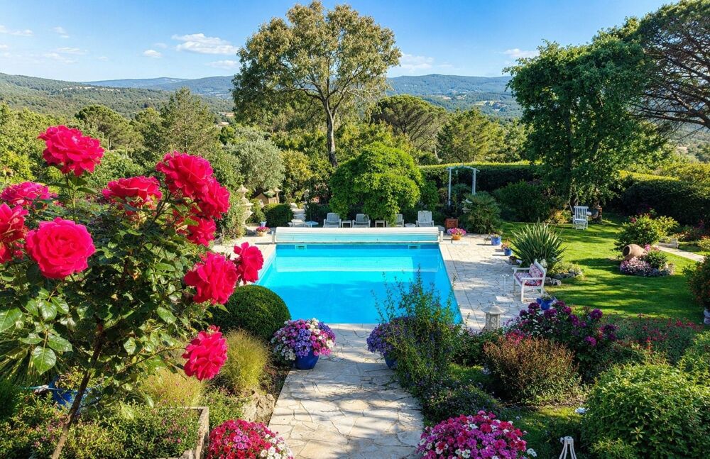 Vente Maison VILLA  6 PIECES avec GARAGE - PISCINE CHAUFFEE & VUE DEGAGEE Seillans
