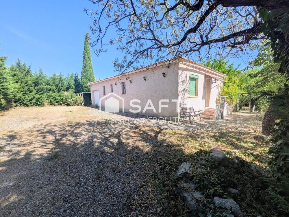 Vente Maison VILLA PLAIN-PIED sur 2 000m² DE TERRAIN – HORS LOTISSEMENT – FORT POTENTIEL Puimisson