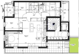  Appartement � vendre 4 pi�ces 89 m�