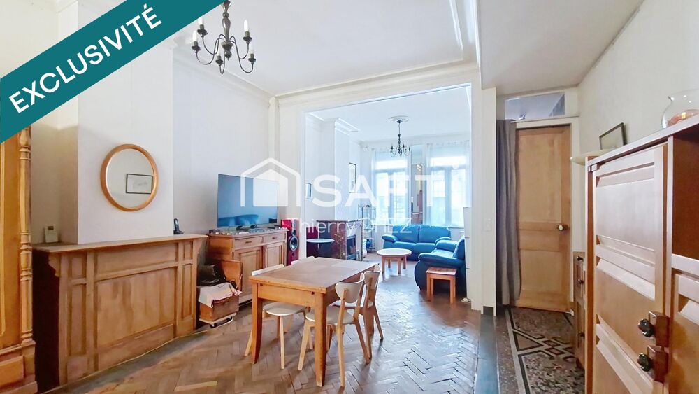 Vente Maison Maison semi-bourgeoise 177 m² – Authenticité préservée –  4/5 chambres -  Proximité Mouvaux Tourcoing