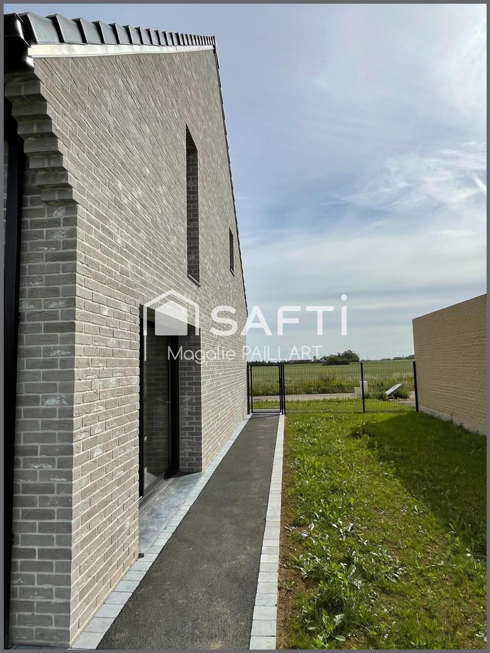 Maison neuve, 108 m2, 4 chambres, garage, jardin