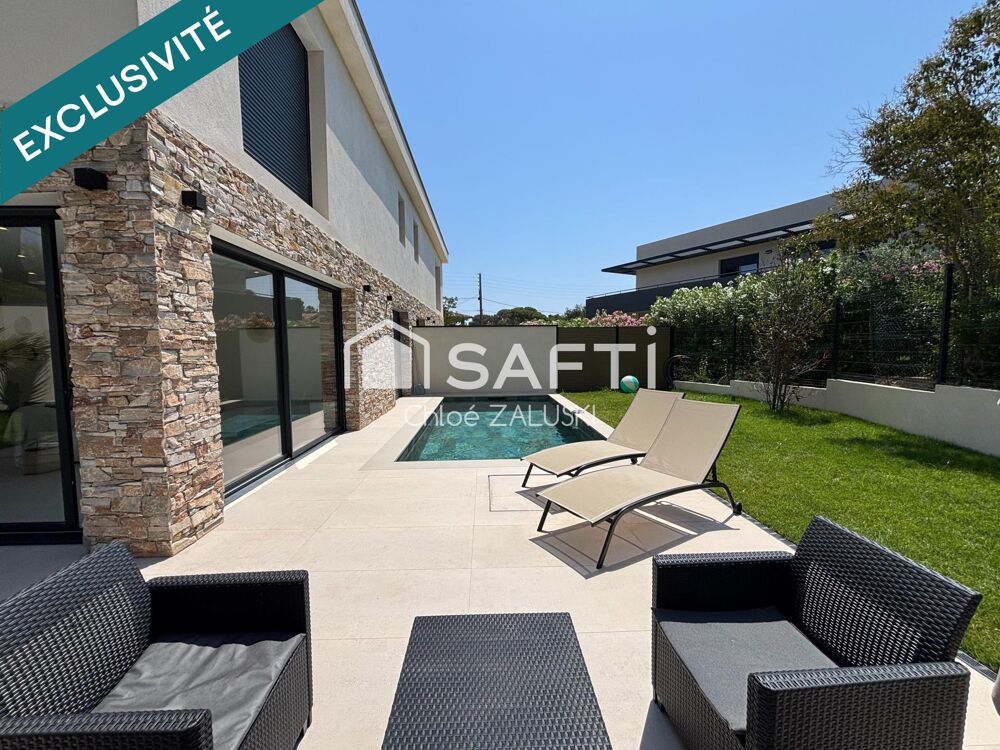 Saint-Raphaël: Villa avec suite de plain pied, piscine et garage, proche santa lucia