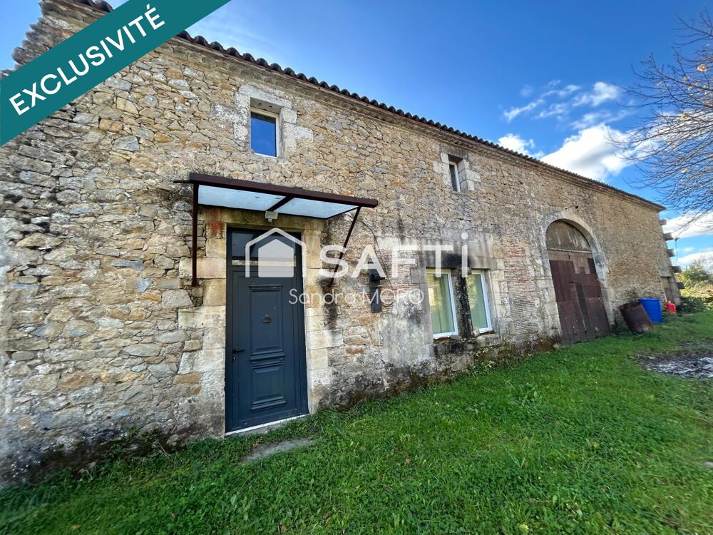 Maison de maître de caractère avec dépendance à Caudrot (33490), à 40 min de Bordeaux