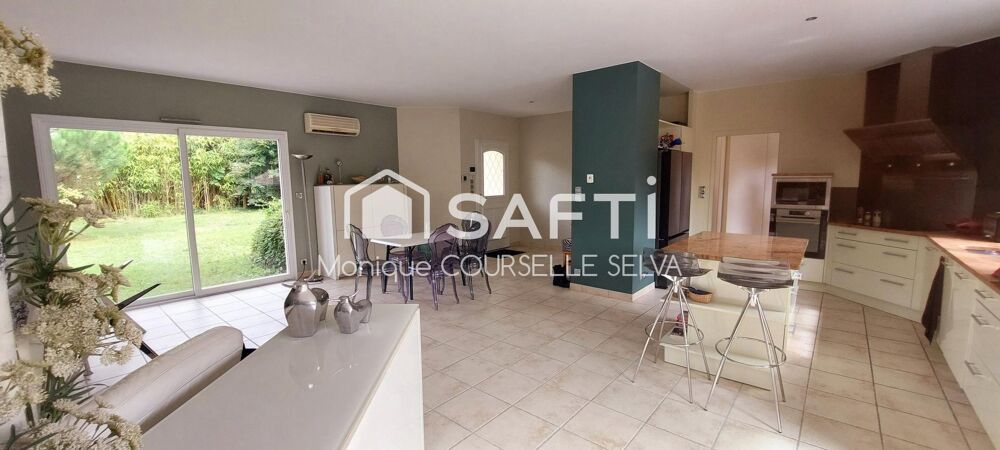 MAISON TRADITIONNELLE 190 m2 - 4 CHAMBRES AU COEUR D'UN PARC PAYSAGE/GARAGES/ATELIER EQUIPé