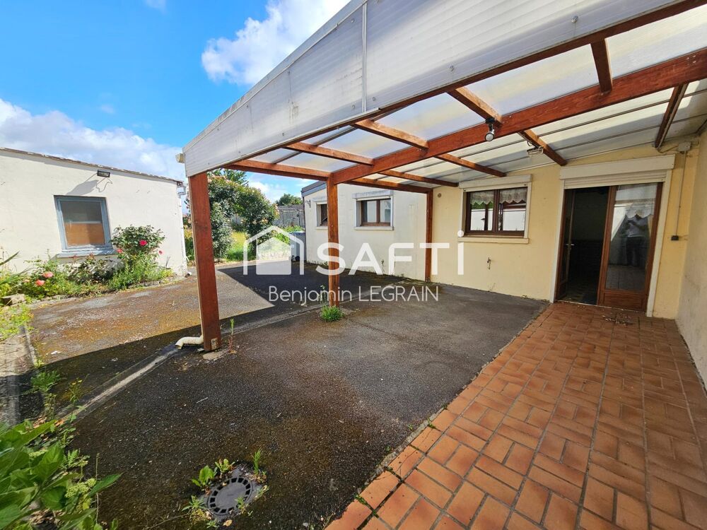Maison semi-individuelle 6p, 3 ch,115m² sur 1310m² avec jardin + garage double + atelier
