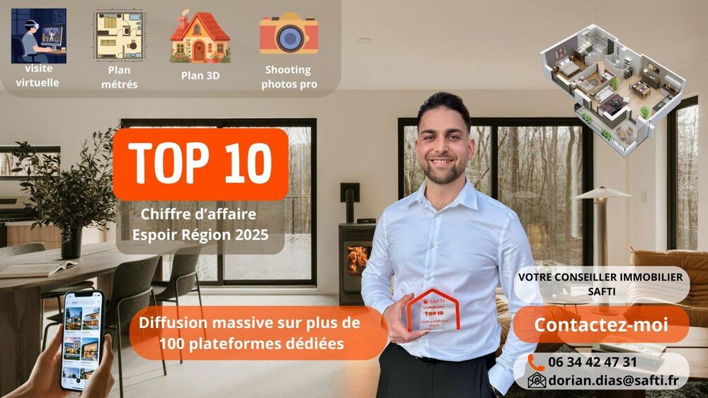 Vente Maison Confort de plain-pied 3 chambres – Terrain 700 m² Tavaux-et-pontsericourt