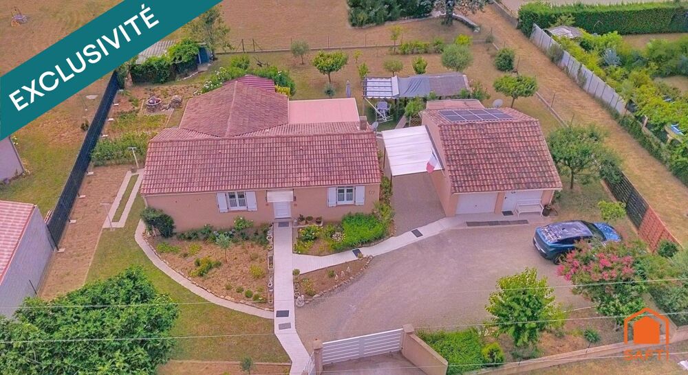 Vente Maison Villa 110m2 sur 1400m2 de terrain avec grand garage et dépendance Regusse