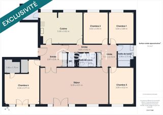  Appartement à vendre 7 pièces 151 m²