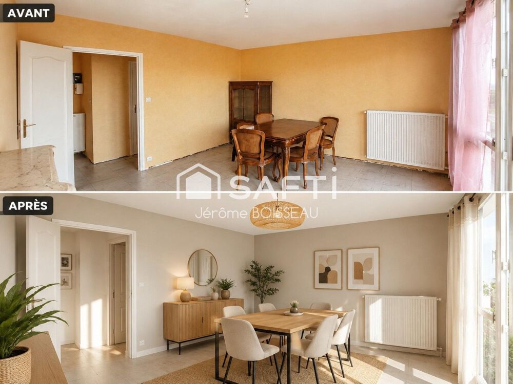 Appartement T3 58m² proche du centre de Tonneins