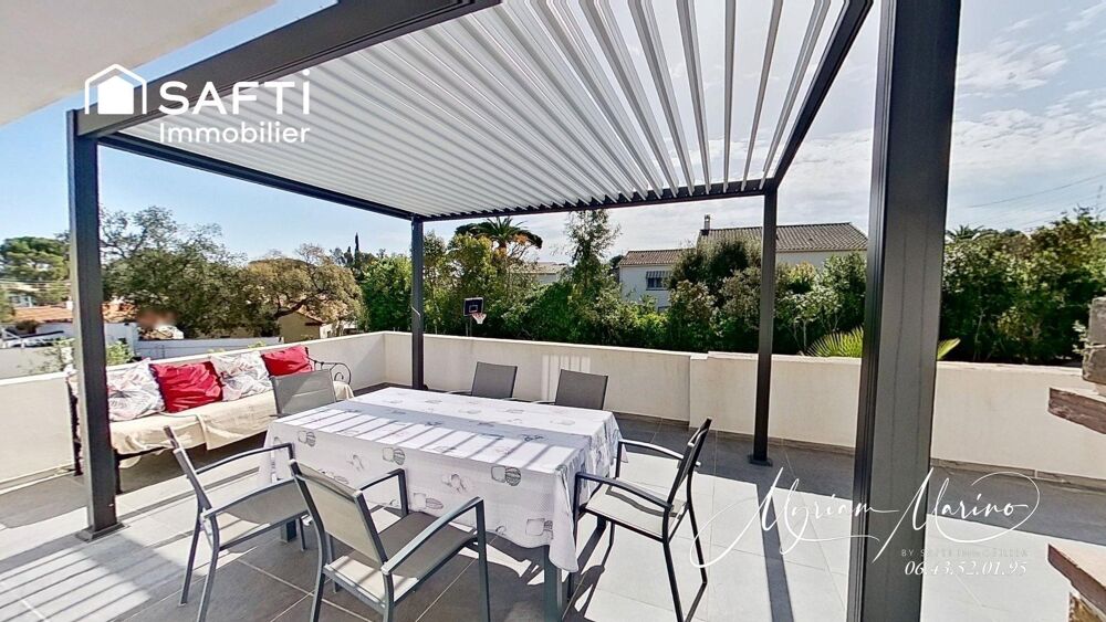 Saint-Aygulf  Villa rénovée 4 ch, piscine, double garage, proche plages