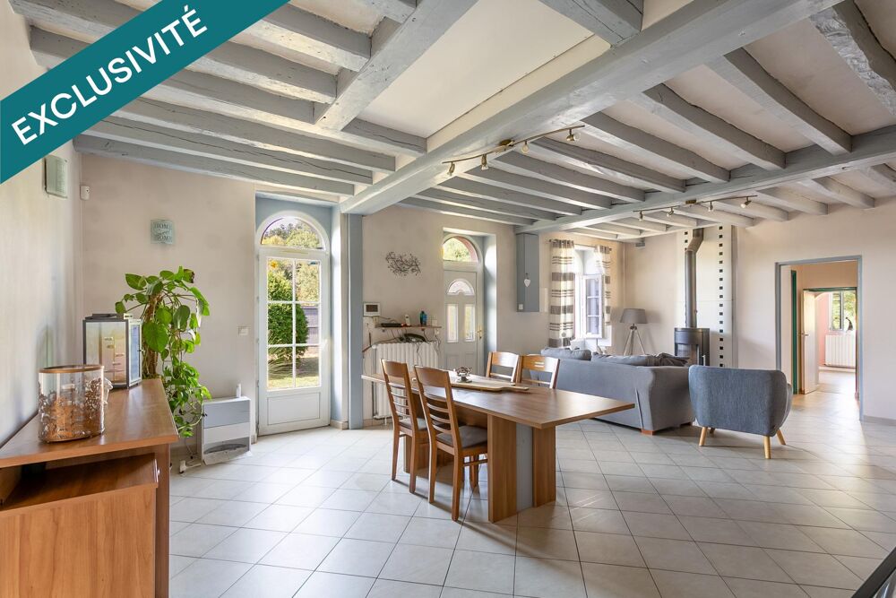 Vente Maison PROPRIÉTÉ DE CAMPAGNE – LONGÈRE DE PLAIN-PIED – 170 M² – 5 CHAMBRES – 1,2 HA Roeze-sur-sarthe