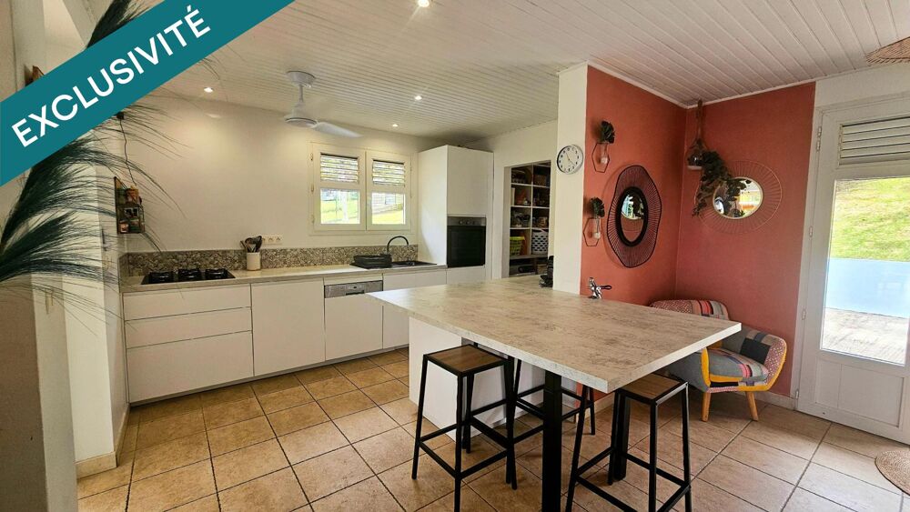 Vente Maison Le Marin – Maison plain-pied, grand terrain, dépendance et échappée mer Le marin