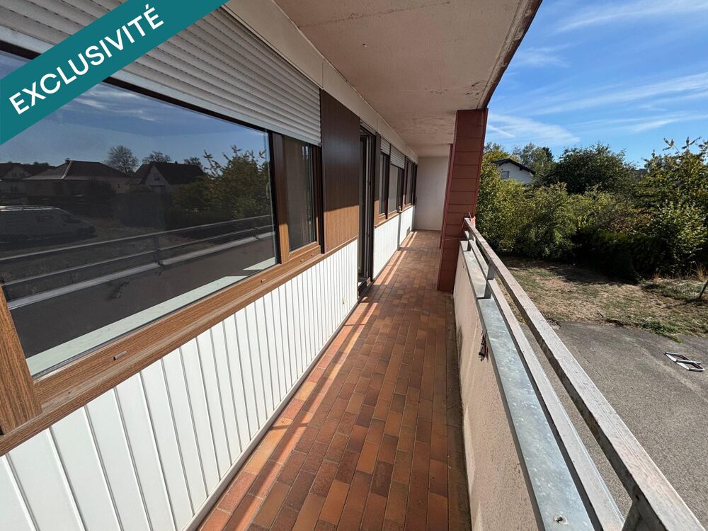 grand appartement 109 m2 au 1er étage avec garage et cave.