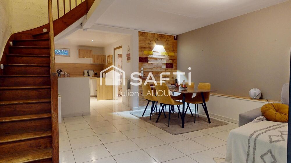 Maison centre ville 2 chambres sans extérieur