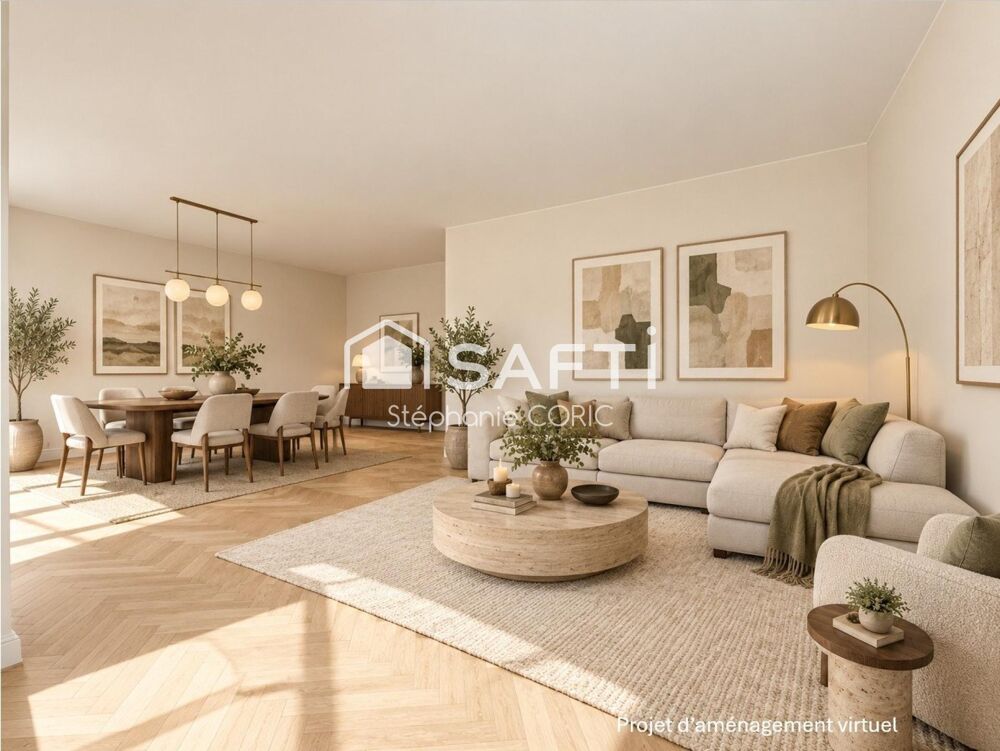 REPUBLIQUE / POINT DU JOUR - APPARTEMENT FAMILIAL 4 PIECES - 90 m² - 3 CHAMBRES