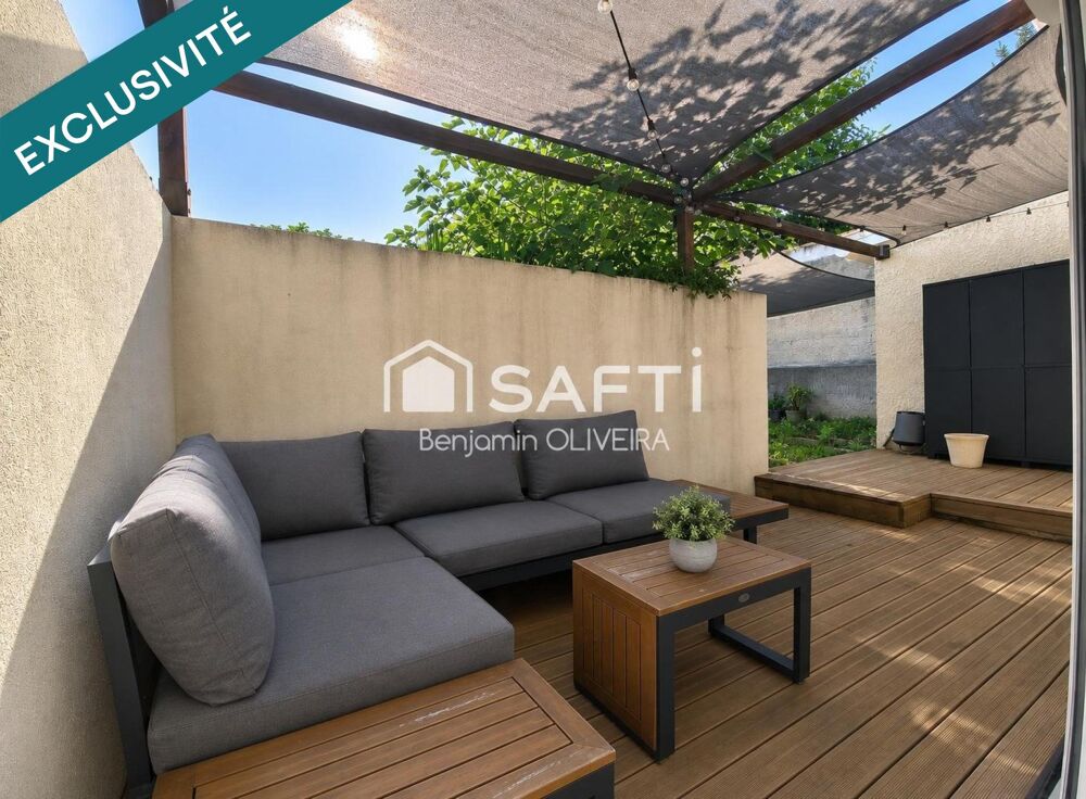 Maison individuelle 2 pièces de 48 m² avec terrasse et jardin